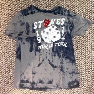 **SOLD Rolling Stones band tie dye tee